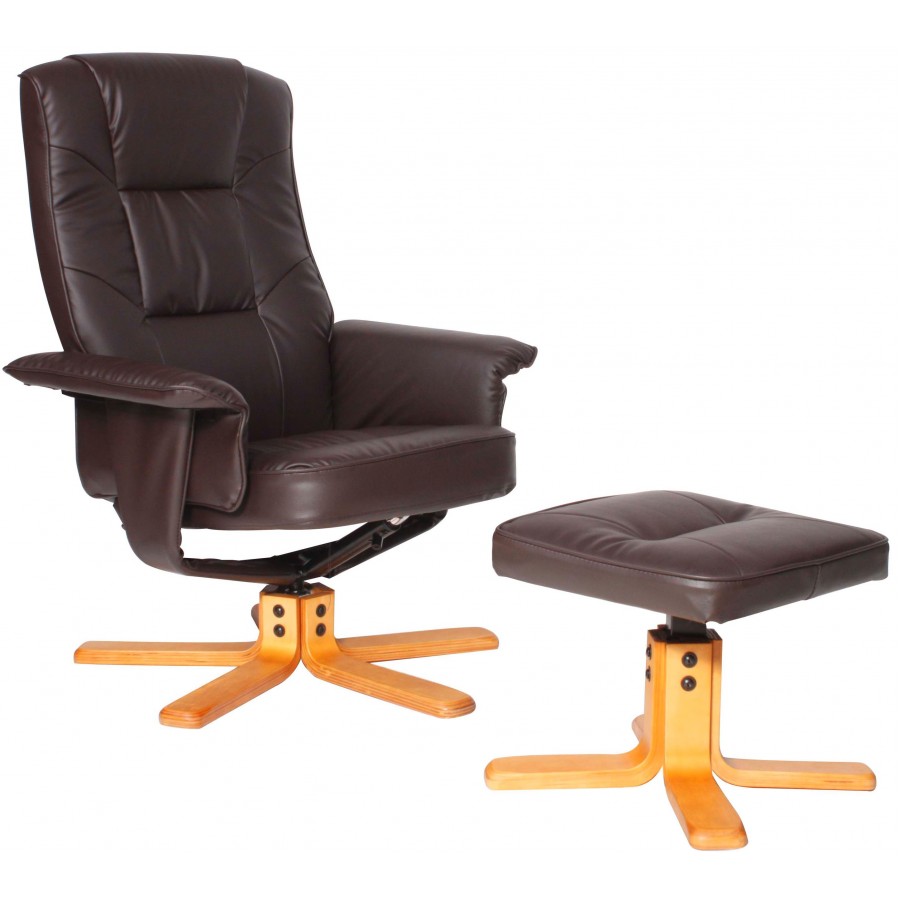 Drake Recliner Chair with Footstool